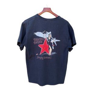 Palm Springs Air Museum Aircraft Nose Art “Notorious Natasha Simply Wicked" Sz M